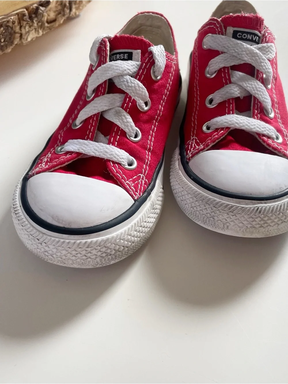 Converse Red Low Top Sneakers | Toddler Size 7